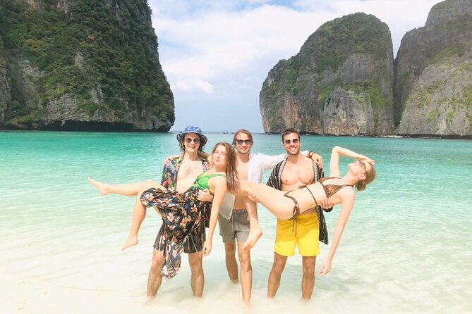 All-in Phi Phi, Maiton, MayaBay, Khai, Bamboo islands Tour - Phi Phi Leh from the water: Viking Cave and Lok Samah Bay