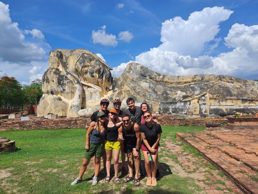 Ayutthaya City and Historical Park Bike Tour - River-side cycling and palm-leaf mobiles from a local Muslim community