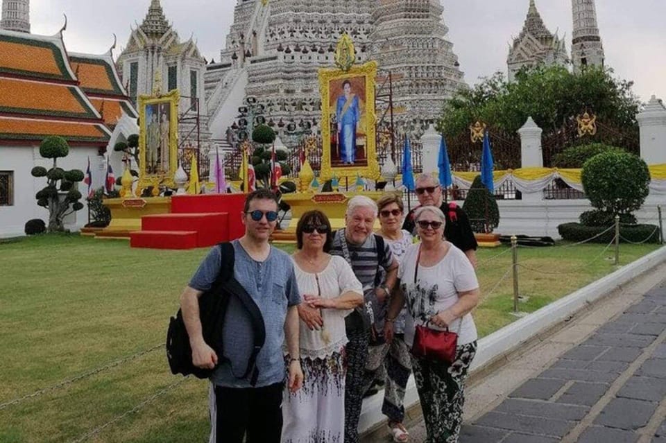 Bangkok: City Highlights and Landmarks Private Walking Tour - Wat Arun across the river: spire views and an easy landmark rhythm