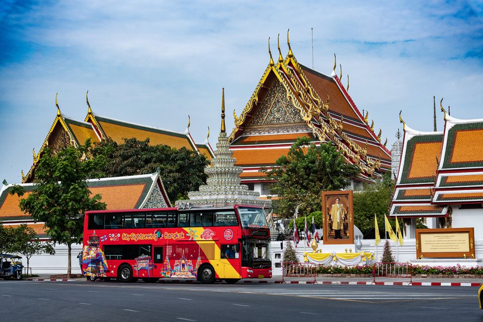 Bangkok: City Sightseeing Hop-On Hop-Off Bus Tour - Blue Line: Floating Market to NongNooch Tropical Garden and beyond