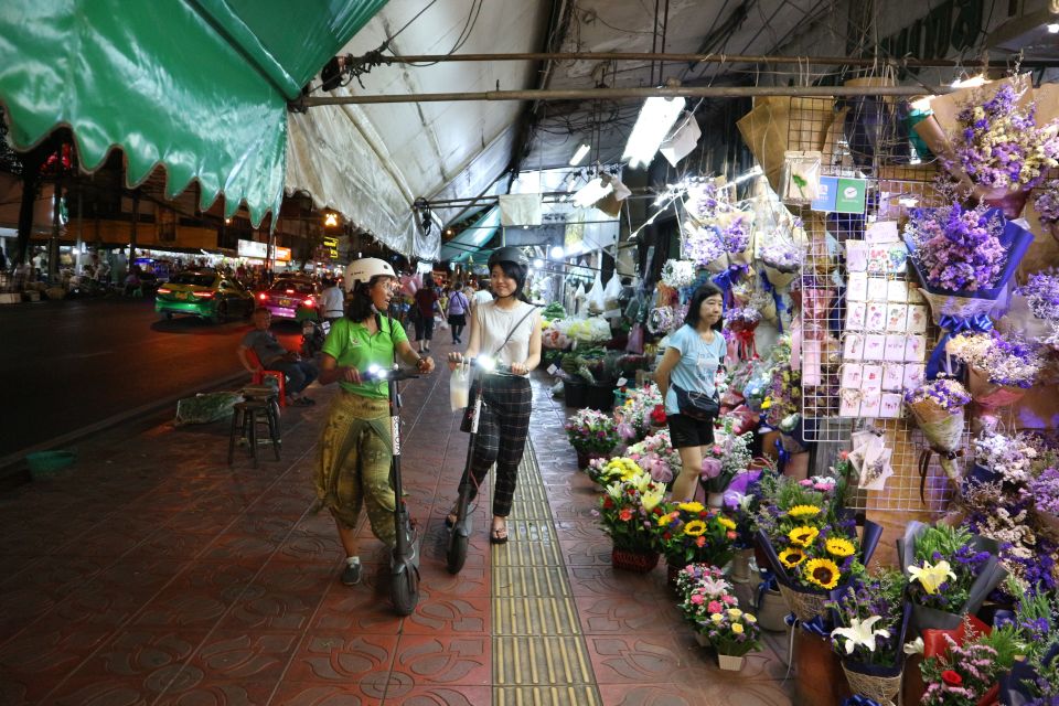 Bangkok: E-Scooter Night Tour with Local Street Food - The Chao Phraya River ferry crossing: one of those small moments you’ll remember