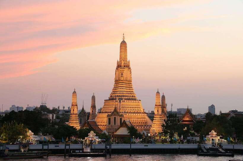 Bangkok: Grand Palace, Wat Pho, Wat Arun and Wat Sa Ket Tour - Wat Sa Ket (Golden Mount): panoramic views and a quieter finish