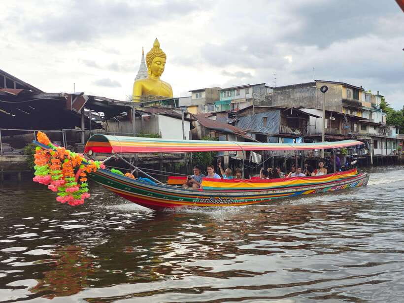 Bangkok Long Boat Canal a Big Buddha & Culture Markets Tour - Village walk on the old canal paths: between Wat Kampeng and Wat Kuhasawan