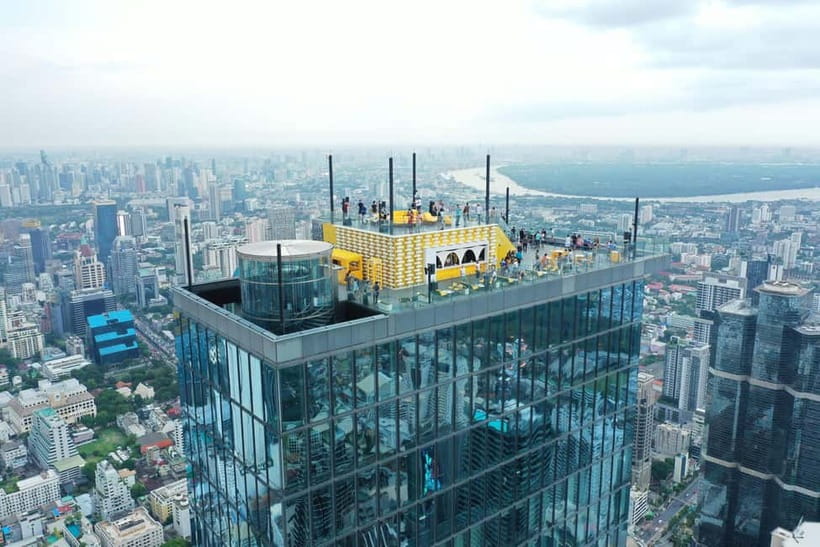 Bangkok: Mahanakhon Skywalk Sunset Ticket with Photo - Landmark sightlines: what you can realistically expect to see