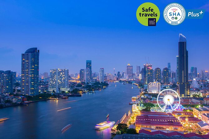 Bangkok Meridian Dinner Cruise from ICONSIAM - Chao Phraya after dark from ICONSIAM