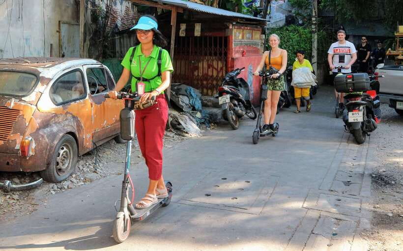 Bangkok: Riverside E-Scooter Adventure with StreetFood Snack - Key things to know before you go
