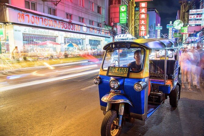 Bangkok Tuk-Tuk Tour by Night with Chinatown Street Food Meal - Grand Palace and Wat Pho After Dark: Fast Looks, Big Impact