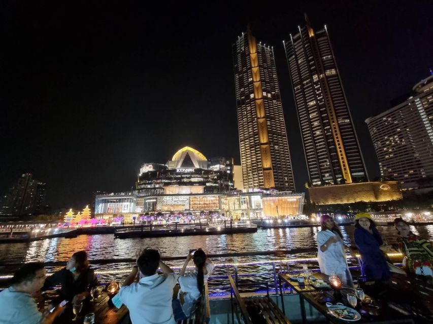 Bangkok: White Orchid Chao Phraya Dinner Cruise - River Sights: bridges, city lights, and why the route feels satisfying