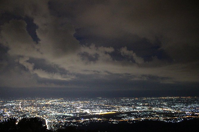 Best seller!! Amazing Night tour, Doi Suthep + Wat umong - Top Must visit! - Wat Umong at Dusk: Tunnels, Forest Mood, and Red-Bat Energy