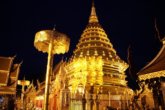 Best seller!! Amazing Night tour, Doi Suthep + Wat umong - Top Must visit! - Getting There Comfortably: Pickup, Van Rules, and Timing