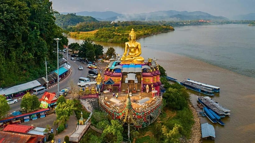 Chiang Mai: Chiang Rai Temples, Golden Triangle & Boat Tour - First fuel stop: hot springs and Karen Hill Tribe context
