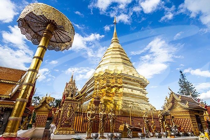 Chiang Mai City and Temples Half-Day Tour - Wat Phra That Doi Suthep: 306 Naga Steps and the Big Views