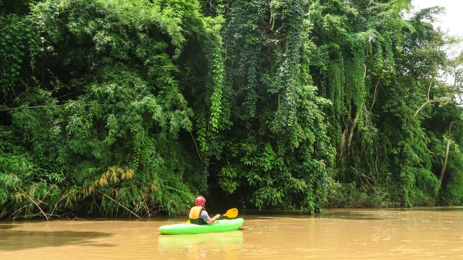 Chiang Mai: Full-Day Chiang Dao Caving & Jungle Kayaking - Chiang Dao Cave: headlamps, temple shrines, and big chambers (with some tight spots)