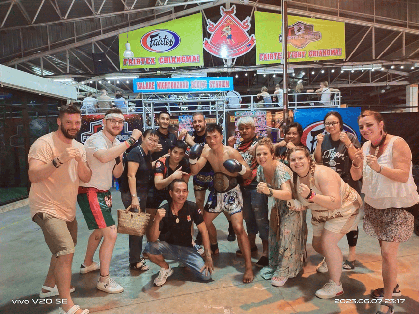 Chiang Mai: Kalare Night Bazaar Boxing Stadium Muay Thai - What fights look like in Muay Thai: kicks, knees, elbows, and more