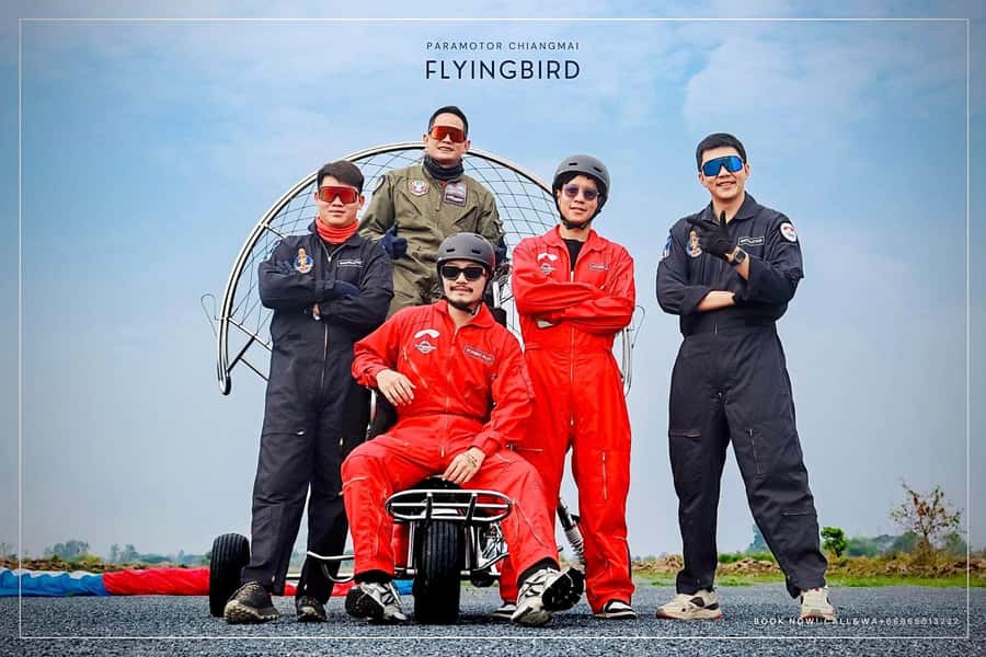 Chiang Mai: Paramotor with Licensed Flight Instructors - GoPro included: getting footage fast without planning extra