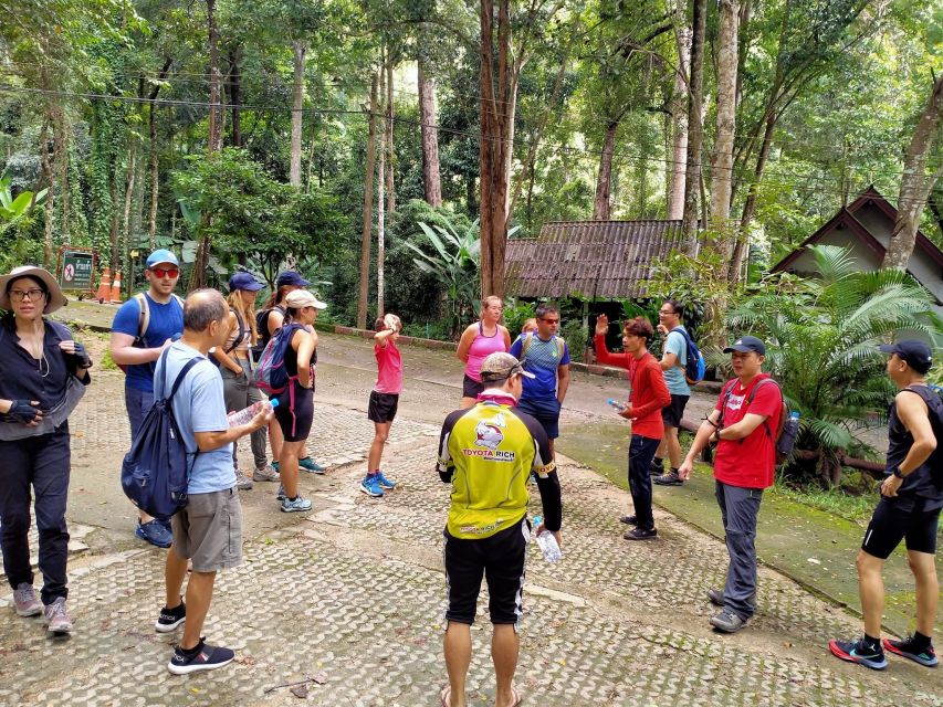 Chiang Mai: Suthep National Park Hiking & DH Mountain Biking - Montha Than Waterfall Visitor Centre: where the jungle climb starts