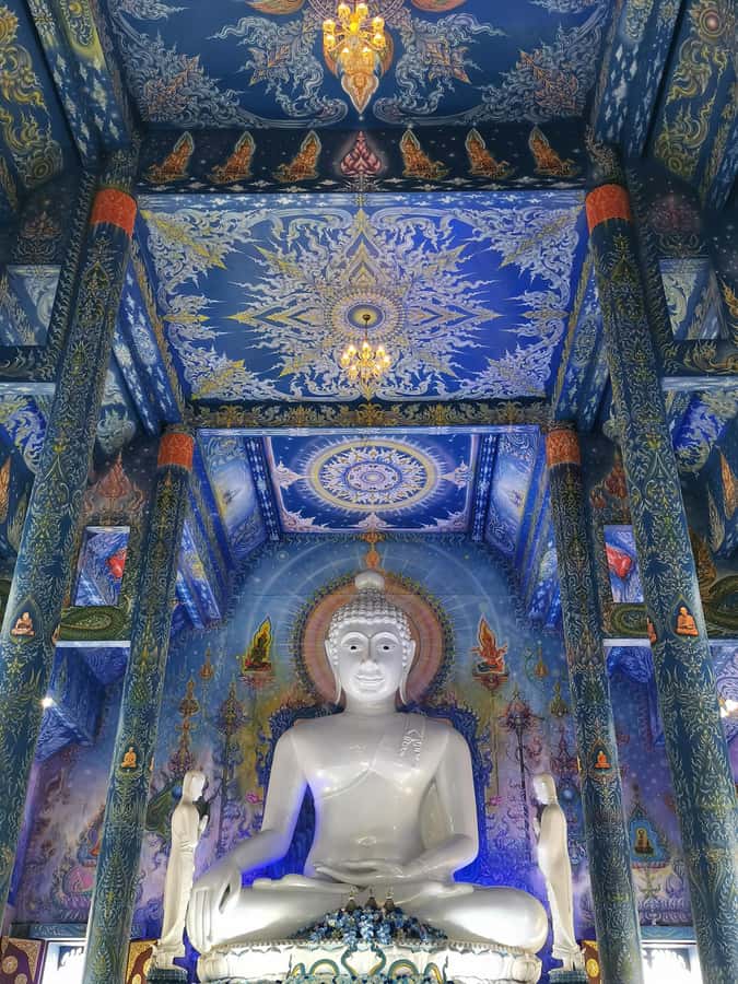 Chiang Rai White, Blue, Red 3 Temples Tour - Wat Rong Suea Ten (Blue Temple) for Color, Calm, and a Softer Pace