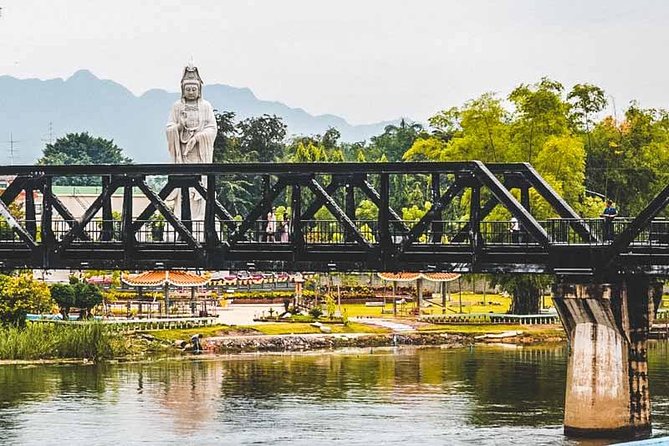 Erawan Waterfall and Elephant Care: Private Tour to Kanchanabur - Bridge over the River Kwai: the WWII icon you can actually walk on