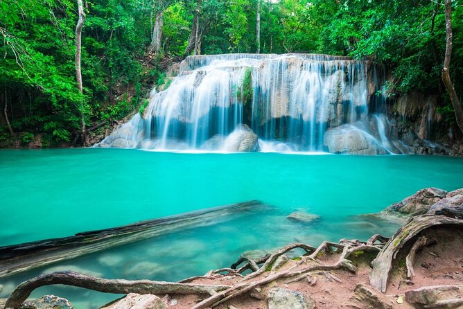 Erawan Waterfall and Elephant Care: Private Tour to Kanchanabur - Erawan Waterfall: 7 levels, swims, and the stairs that sort the serious from the casual