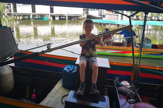 Explore Bangkok by Bike & Boat with Lunch - Khlong Dan long-tail speedboat: the river view you came for