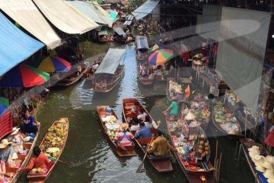 Floating Markets and Bridge on River Kwai Tour from Bangkok - Getting out of Bangkok: pickup, coach comfort, and countryside stops