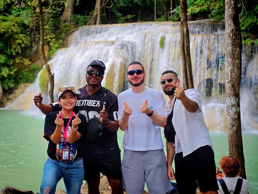 From Bangkok: Kanchanaburi, River Kwai and Erawan Waterfall - Erawan National Park: why the waterfall is the whole point