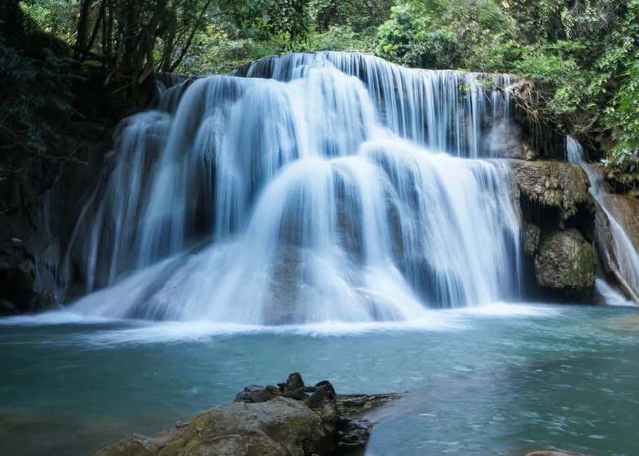 From Bangkok: Kanchanaburi, River Kwai and Erawan Waterfall - Planning your swim time at the falls (so you don’t feel rushed)