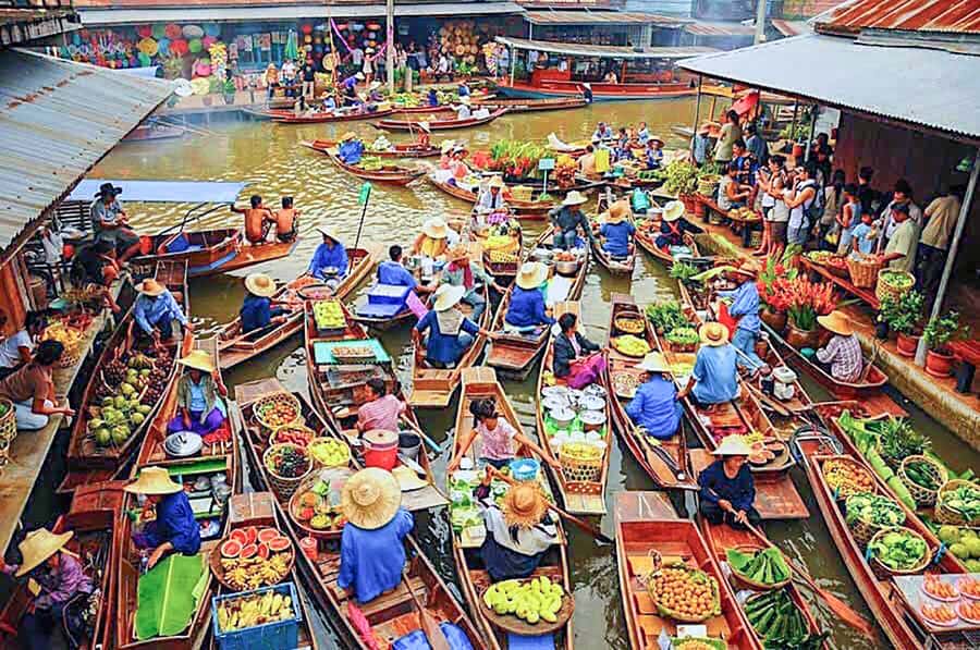 From Bangkok: Markets and Ayutthaya Tour - Maeklong Railway Market: Watching the Train Pass So Close