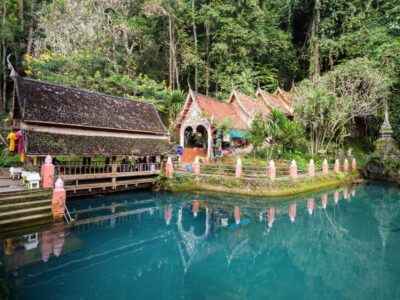 From Chiang Mai: Chiang Dao Cave Trekking Full-Day Tour - Wat Tham Chiang Dao Cave: five caverns, Buddha statues, and electric-lit paths