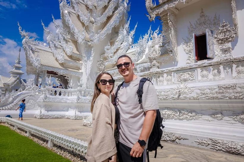From Chiang Mai: White Temple Black House and Blue Temple - The optional Karen long-neck tribe: extra fee, extra care
