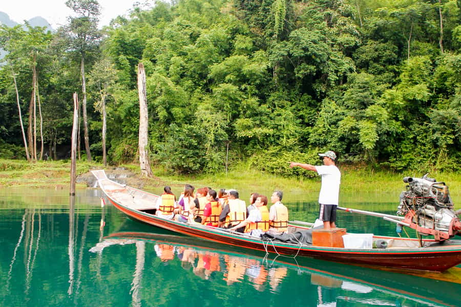 From Khao Lak: Full-Day Cheow Lan Lake with Cave Tour - The cave stop and bamboo coffee: short, atmospheric, and weather-dependent