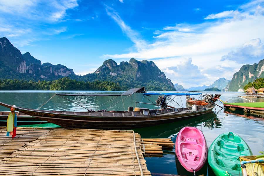 From Khao Lak: Full-Day Cheow Lan Lake with Cave Tour - Rajjaprabha Dam and long-tail boat energy: the day’s best momentum