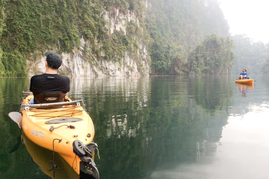 From Khao Lak: Full-Day Cheow Lan Lake with Cave Tour - Lunch on a floating raft house: Thai comfort with a crowd factor