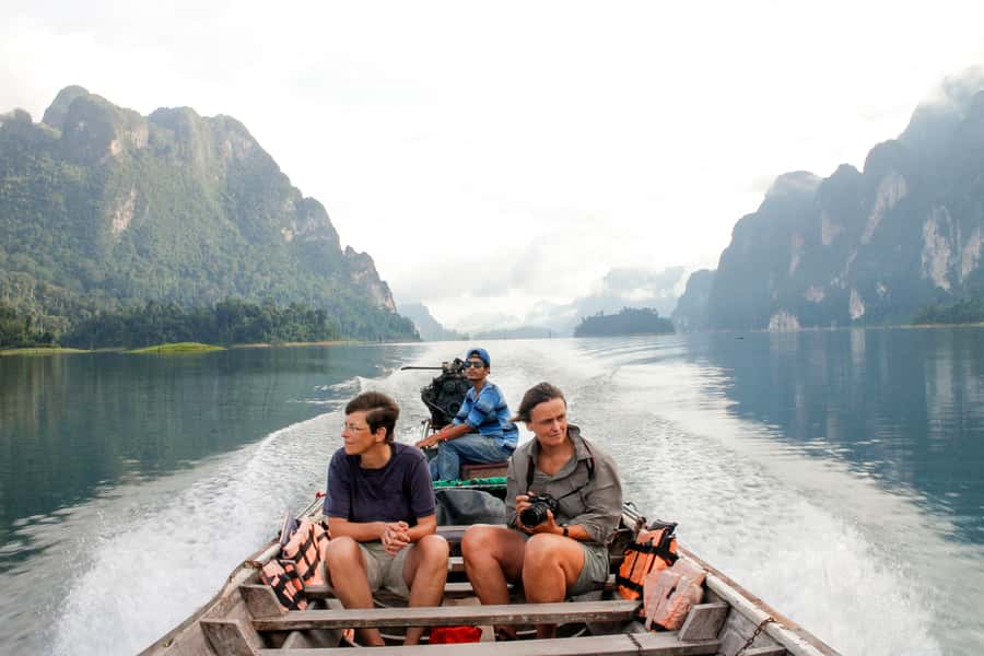 From Khao Lak: Full-Day Cheow Lan Lake with Cave Tour - Bamboo rafting on the Khao Sok River: peaceful water, real jungle energy