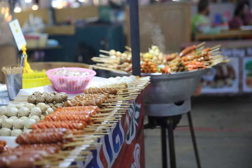 From Khao Lak: Phuket Naka Weekend Market - Naka Market in the evening: shopping, Thai food stalls, and how to handle the crowds