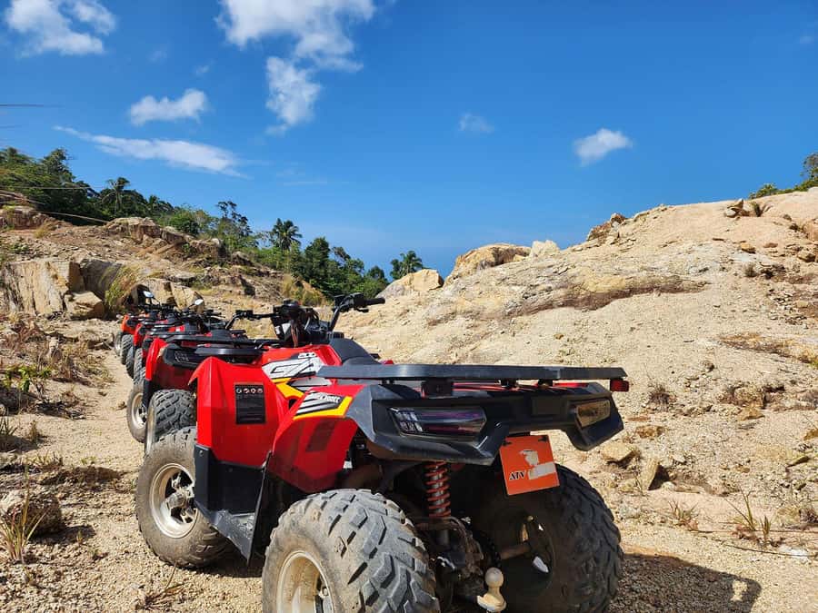 From Ko Pha Ngan: ATV Jungle Adventure Experience - Training first: how they set you up for safe fun