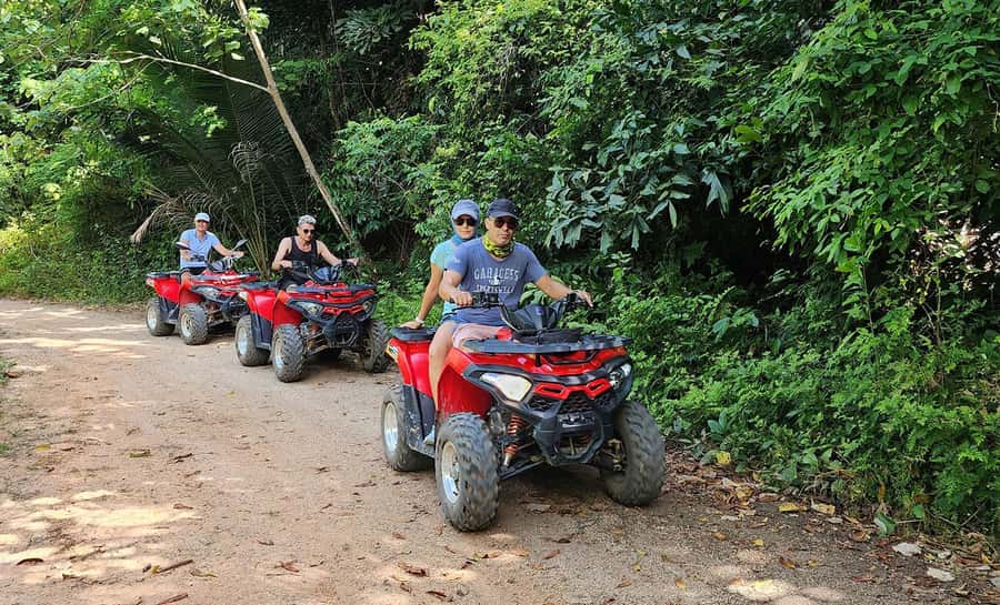 From Ko Pha Ngan: ATV Jungle Adventure Experience - The ride plan: road sections, jungle tracks, and a mountain payoff