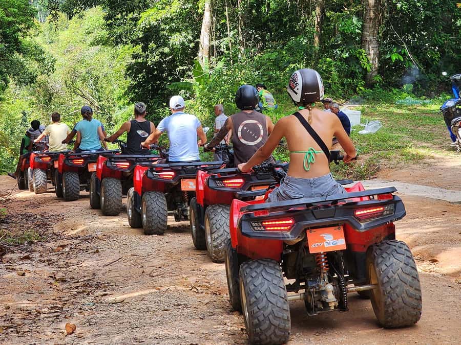 From Ko Pha Ngan: ATV Jungle Adventure Experience - Jungle and farms: where the route feels most authentic