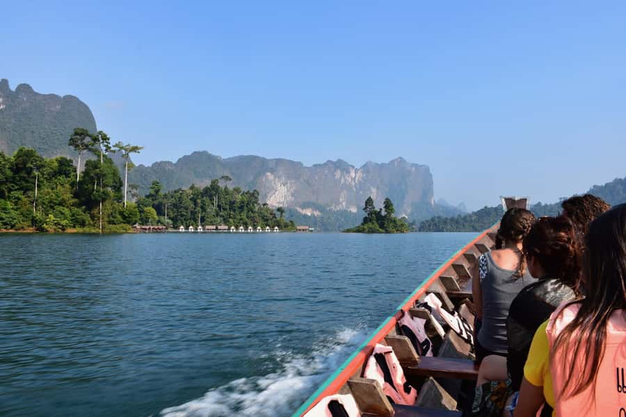 From Krabi: Cheow Lan Lake Cruise and Khao Sok Jungle Hike - Coral Cave: stalagmites, stalactites, and a little nerves-if-you-want-it
