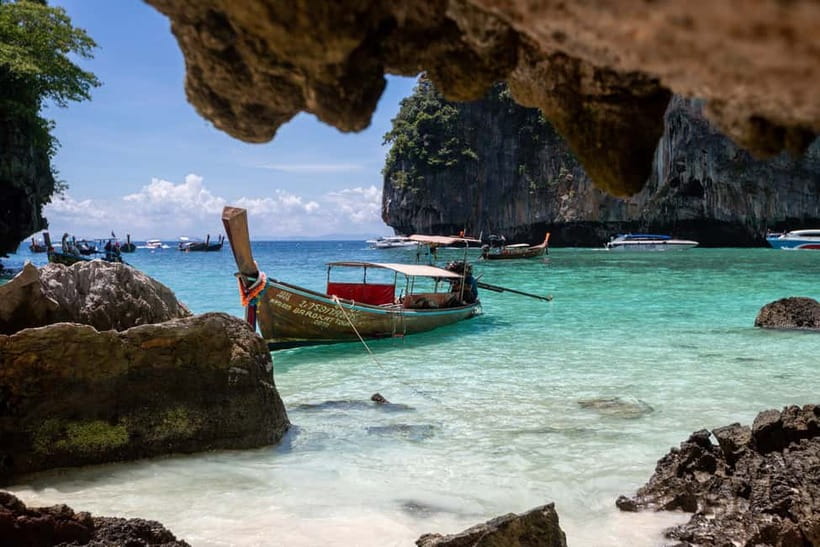 From Phi Phi: Half-Day Longtail Boat Tour to Maya Bay - Viking Cave: limestone drawings and a short, focused cave visit