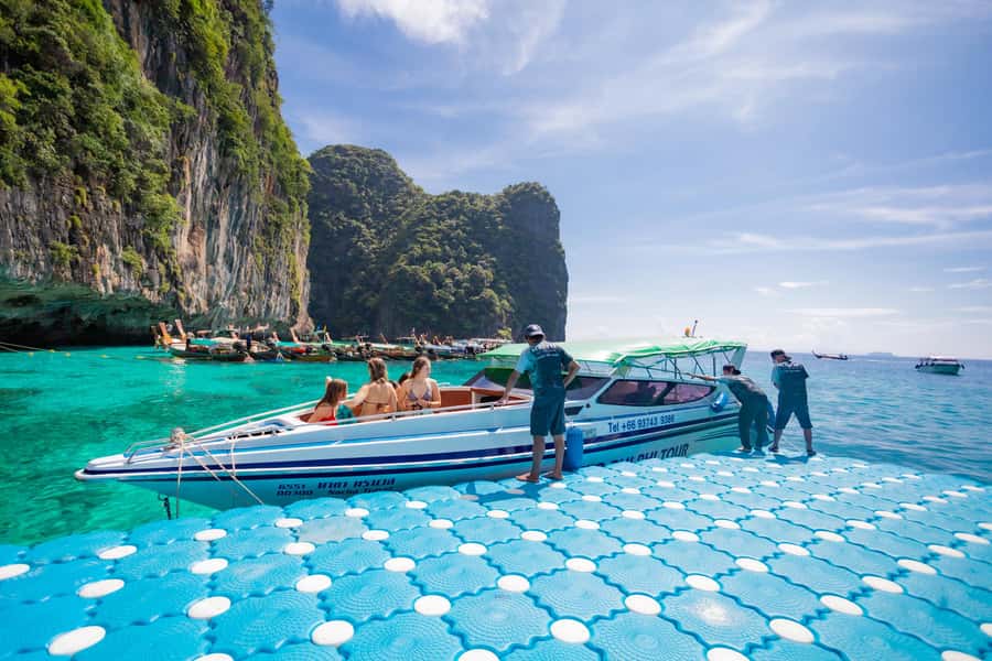 From Phi Phi Island: Maya Bay Sunset & Plankton by Speedboat - Maya Bay: Timing Matters, Swimming Is Not Allowed