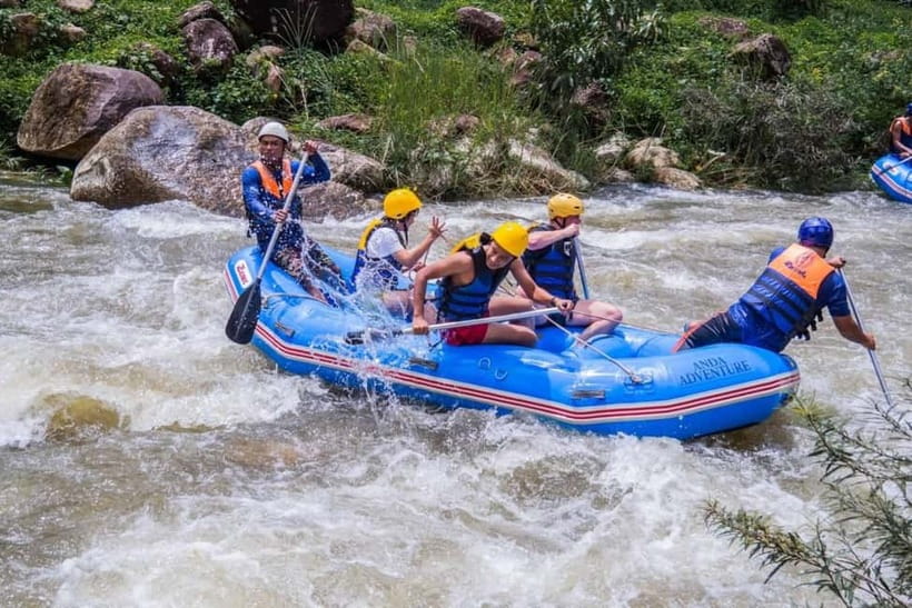 From Phuket: Elephant Care Experience with Rafting & Zipline - 11:00 AM Whitewater Rafting on the Song Phraek River (5 km)