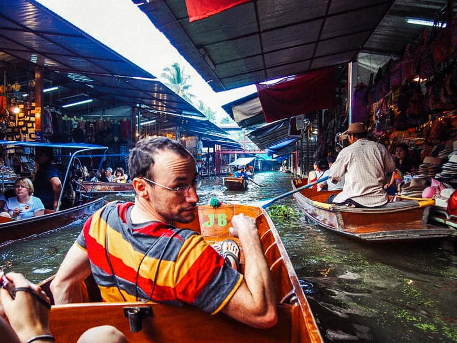 Grand Palace, Damnoen Floating Market & Maeklong Market Tour - Low-impact touches: glass bottles and carbon offsets