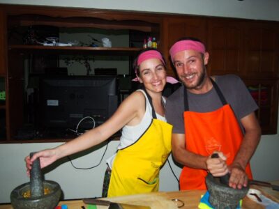 Half-Day Cooking Class with Market Tour - In a Home Sweet Home Kitchen: small group, real stations