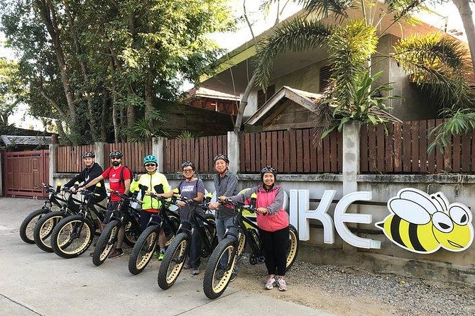 Half-day E-bike Nam Phrae (hilly, fully paved roads, GUIDED) - Wat Ton Kwen (Wat Intharawat): the temple stop that anchors your half day