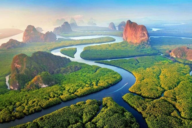 Hong Krabi & James Bond Islands Adventure Tour by Speedboat - Sea-Cave Canoeing Through Mangroves and Talu Island Moments