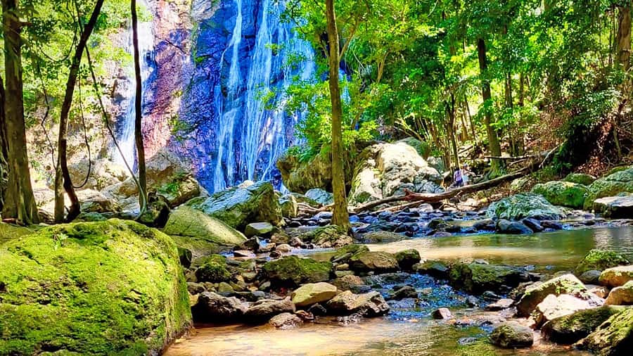 ISLAND TOUR ECO AROUND KOH SAMUI HALF DAY RARE SIGHTSEEING - Na Muang Waterfall 1: Swim-Friendly, Year-Round Energy