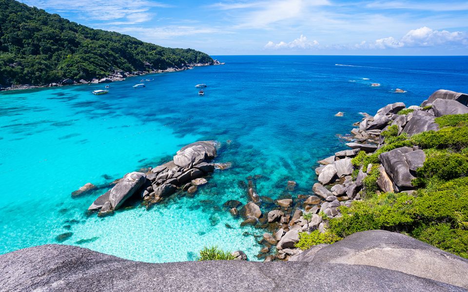 Khao Lak: Similan Islands Snorkeling Day Trip w/Meals - Second snorkeling at Koh Pousar: corals, fish, and that big-sky feeling