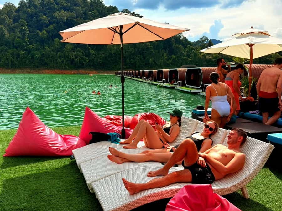 Khao Sok: Cheow Lan Lake, Diamond Cave, Hiking, All Included - Cheow Lan Lake cruising: the limestone-mountain set you can ride