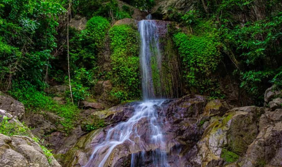 Ko Samui: Tree Bridge Jungle Zipline and Waterfall Adventure - Getting Geared Up at Tree Bridge Cafe Base